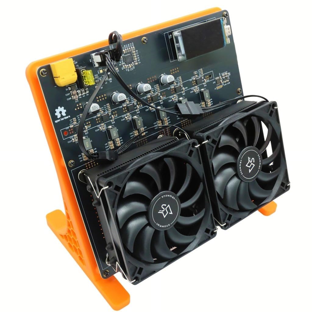 En Stock, Nuevo Minero Bitcoin Rev3.1 12TH/s, 200W, 16J/TH Eficiente, Chip BM1370, Máquina Cripto, 50dB Bajo Ruido, para Uso Doméstico y Minería de Código Abierto, Naranja