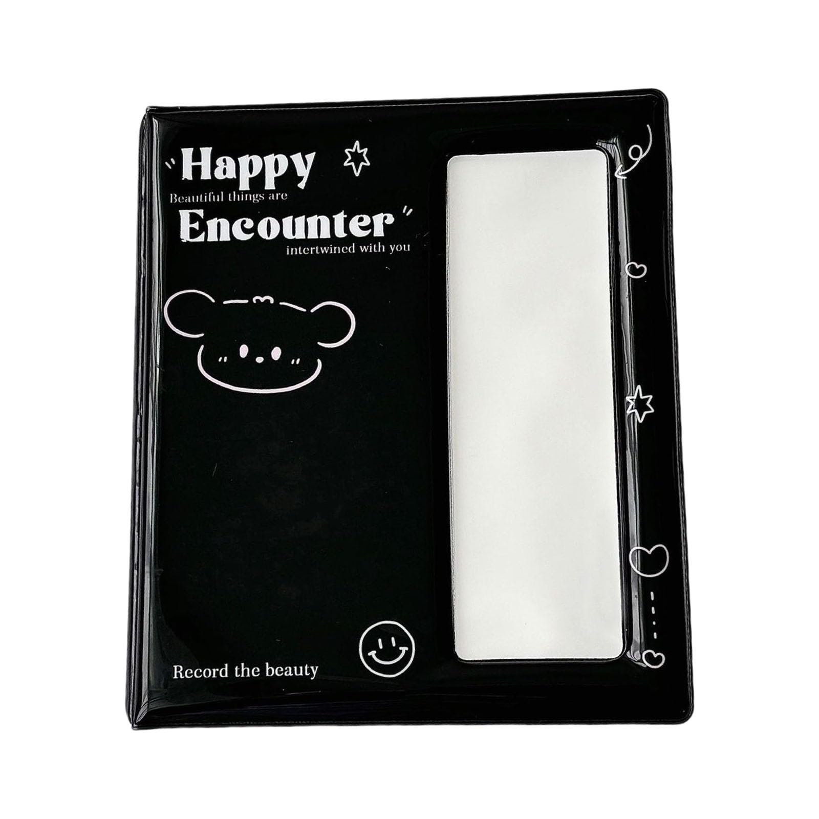 Stylish Card Album for Fan Large Capacity Photo Strips Organizers Collecting Book for Concerts and Travel Memory Storage Book