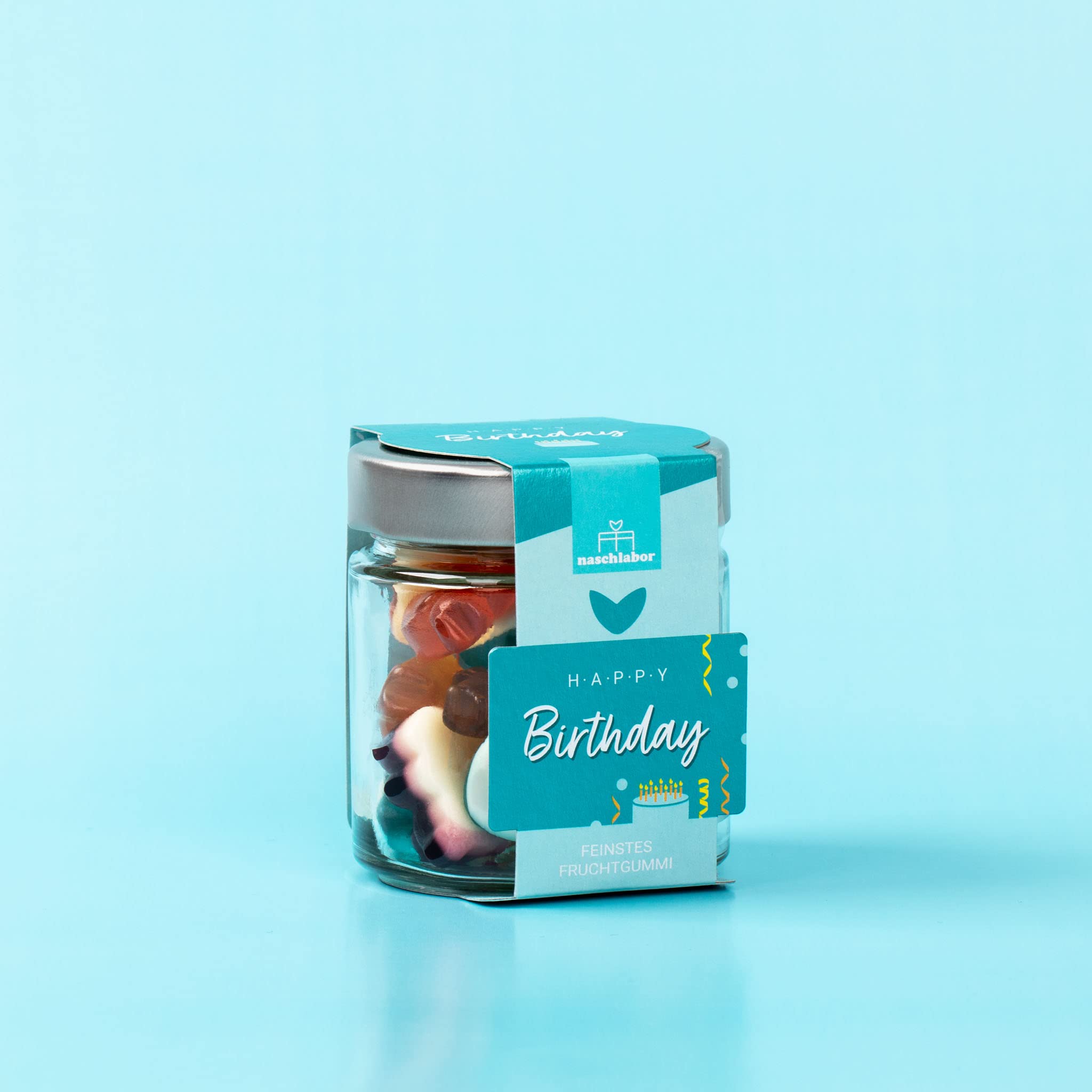 Happy Birthday - Süßes Geburtstagsgeschenk | 120g Fruchtgummi