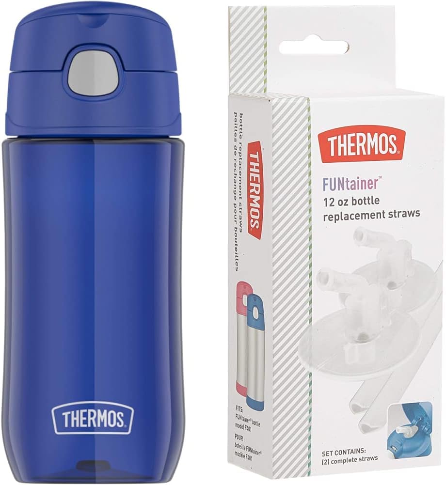 THERMOS FUNTAINER 16 Ounce Plastic Hydration Bottle with Spout