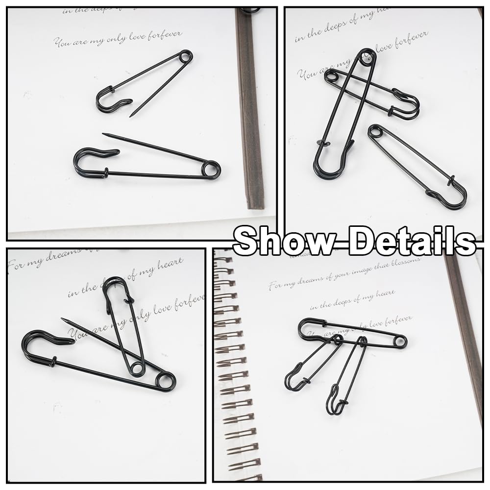 50 Épingles à Nourrice Argent – 32 Mm, Pour Couture, Bijoux, Mariage, Bricolage