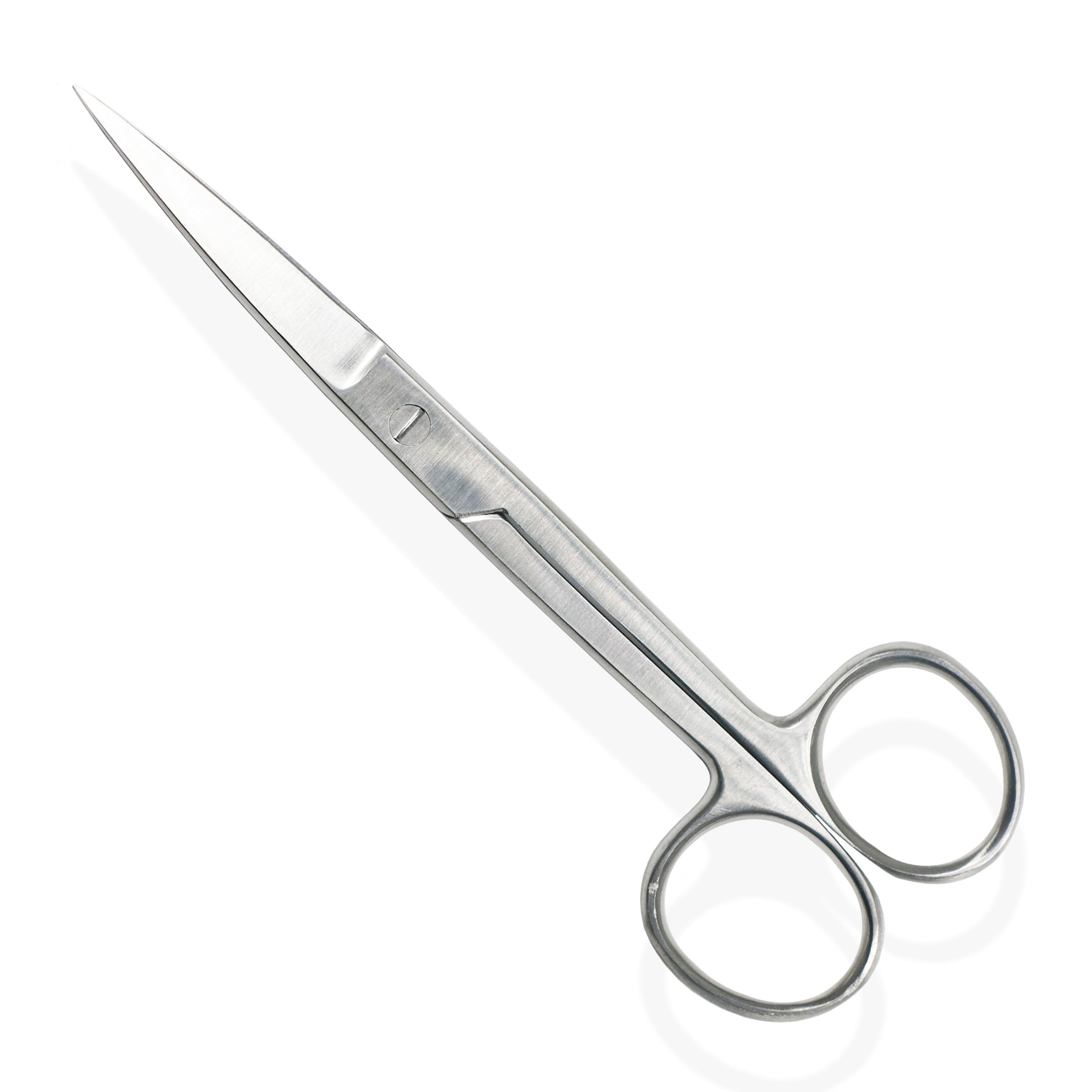 Netcare Dressing Surgical Scissor Sharp/Sharp 4 Inch Straight Stainless Steel matt Finish | For Surgeons, Clinics & Medical Students”