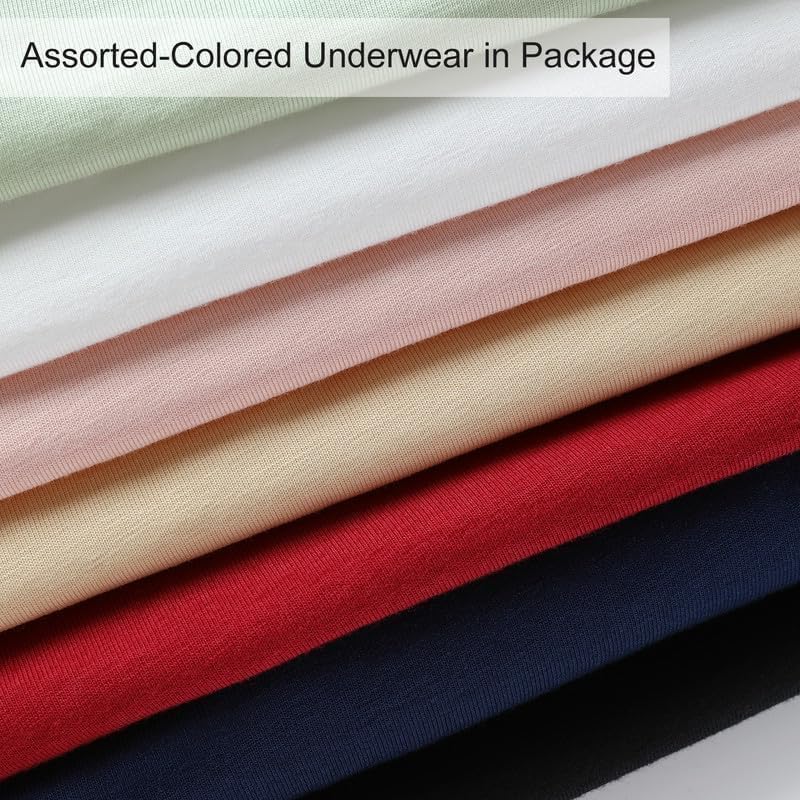 Angelhood Cotton Maternity Underwear Under Bump, Healthy Pregnancy Panties Postpartum Underwear 8 Pack with Laundry Bag - Image 5