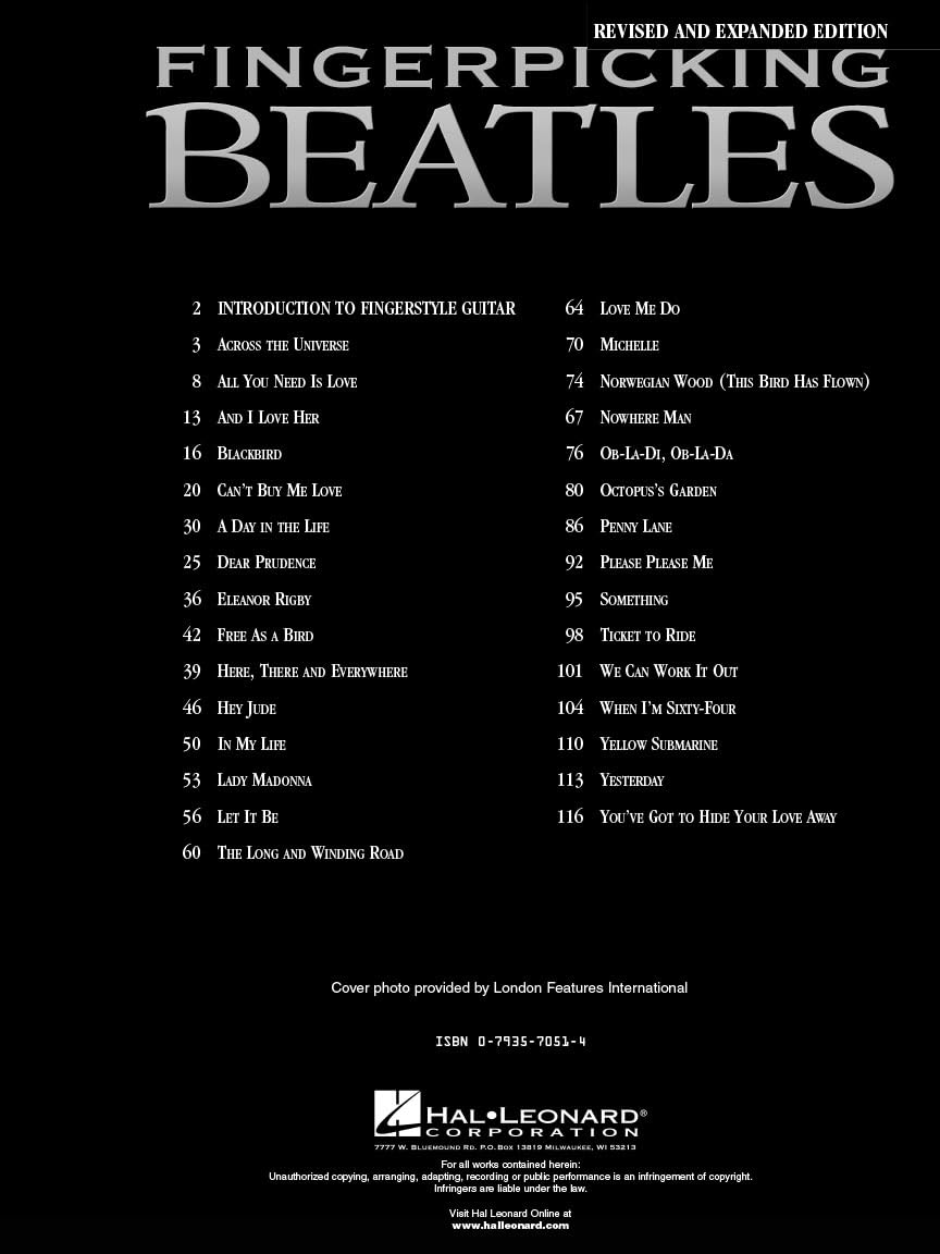 Fingerpicking Beatles: Solo Guitar