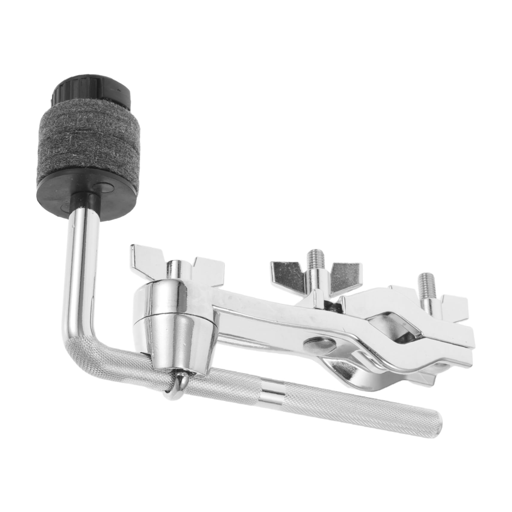 HANABASS Supporto per Morsetto Regolabile per Piatti Batteria, Staffa di Montaggio per Strumenti a Percussione Jazz, Accessori Resistenti per Hardware Batteria Adatti a Prove e Concerti