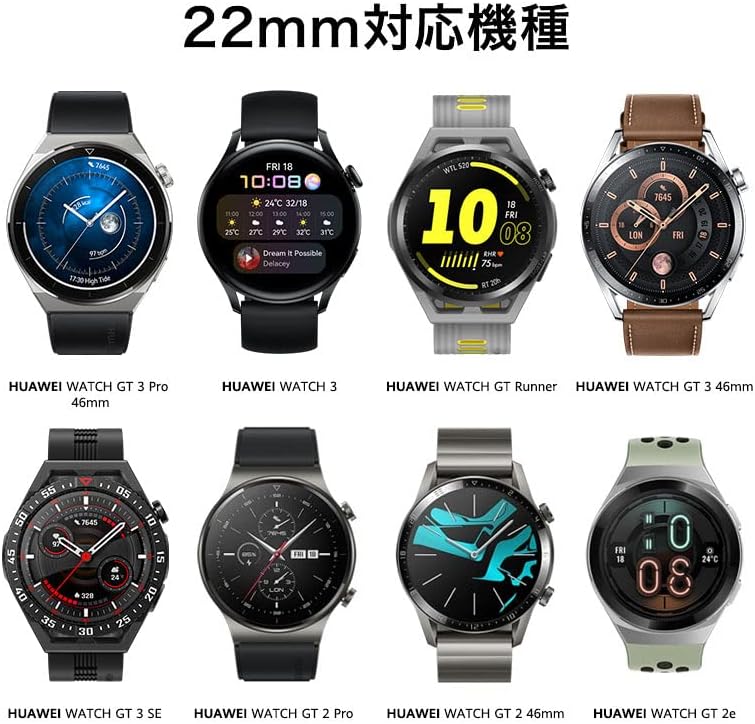 Huawei EasyFit 2 Sports Type Nylon Strap, 22mm, Striped (Blue