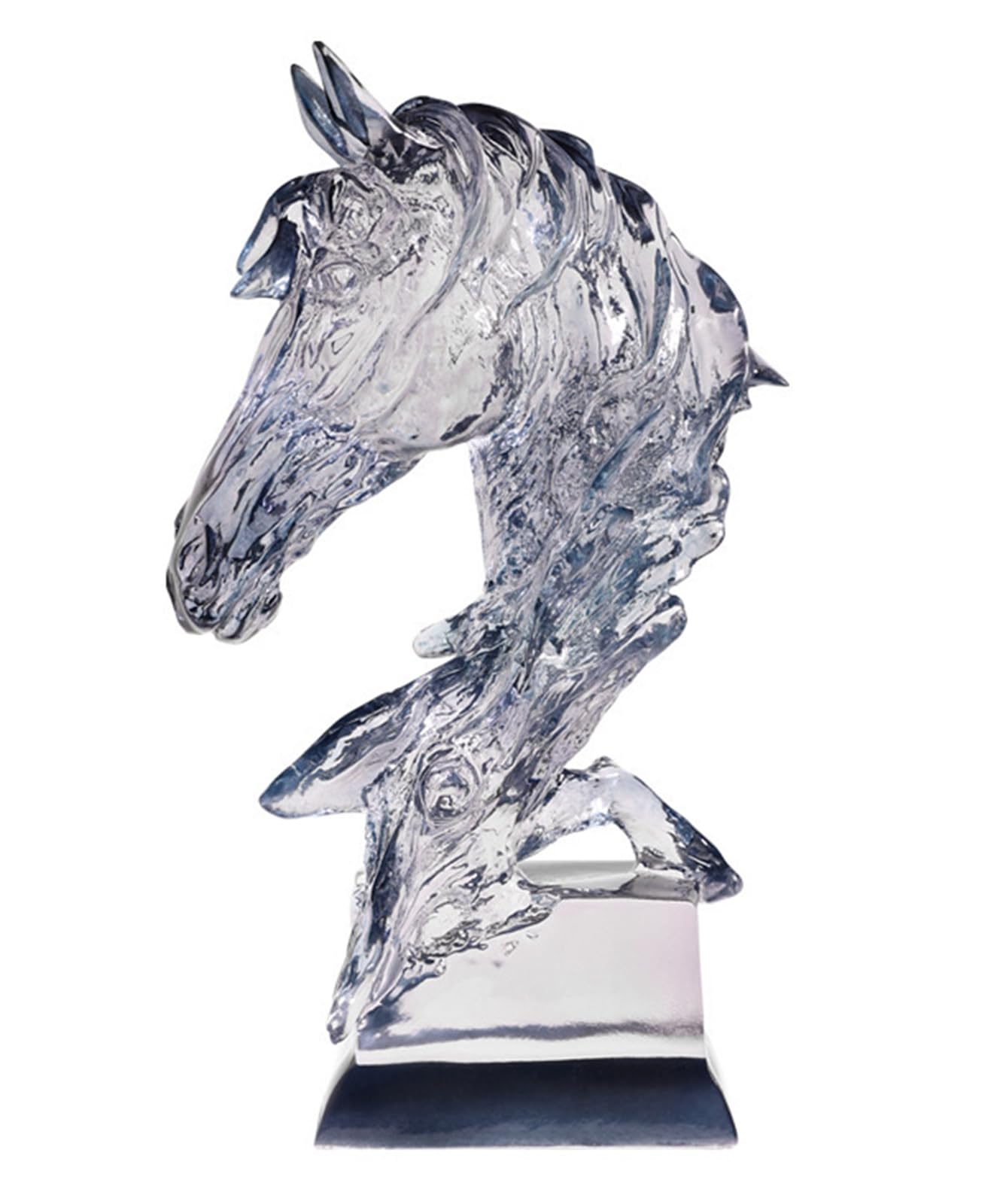 NHDVDVAV Modern Resin Horses Head Bust Art Sculpture Statue Home Decor