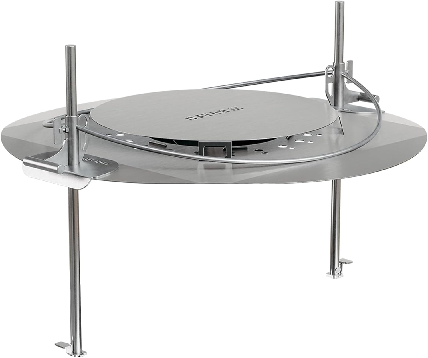 Breeo Outpost™ Heat Deflector X24 | Compatible with Y Series and X Series Smokeless Fire Pit | Maximize Hot Airflow | USA Made | Live-Fire Cooking Accessory (Heat Deflector & Outpost Rod Included)