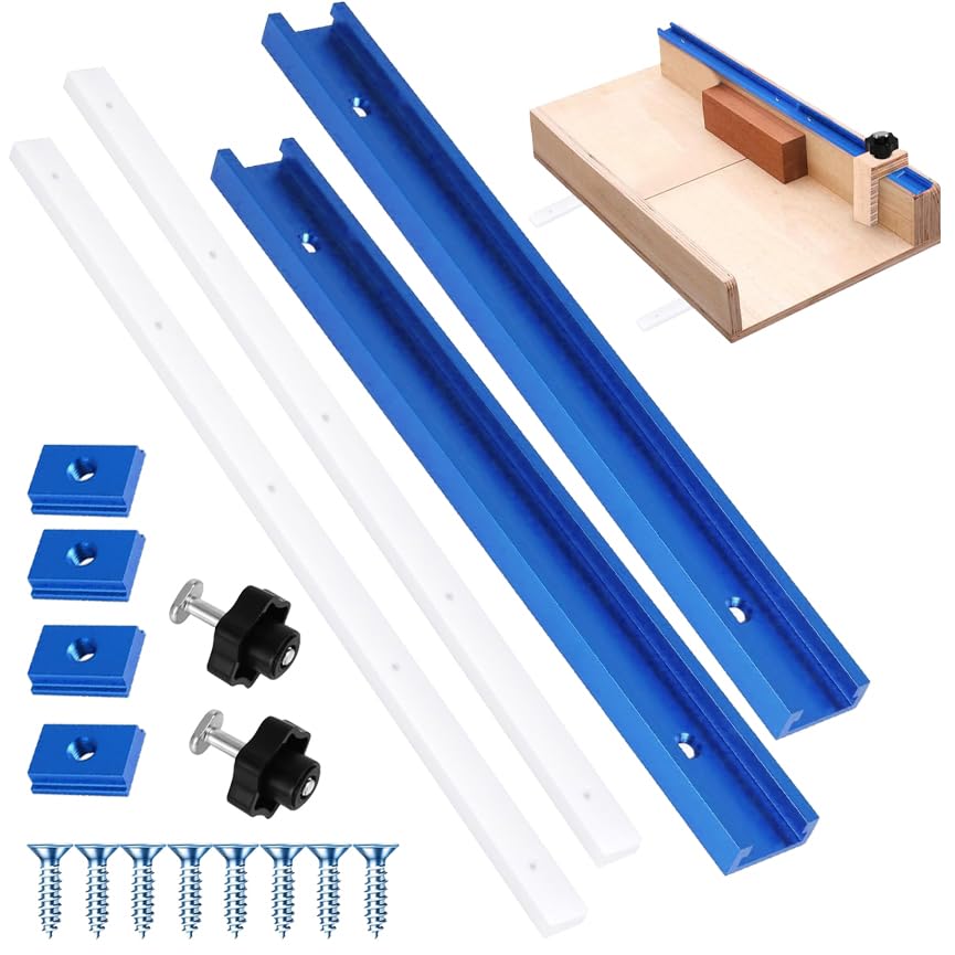 Table Saw Crosscut Saw Stand Kit, Home DIY Woodworking Essential Table Saw Crosscut Saw Stand Kit(Blue)