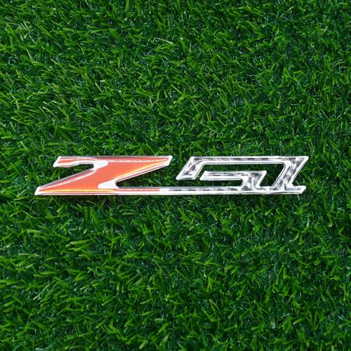 Image of Hood Door Tailgate Trunk Badge Nameplate Emblem Replacement for Z51 1Pc (Chrome Outline Carbon Fiber Look)