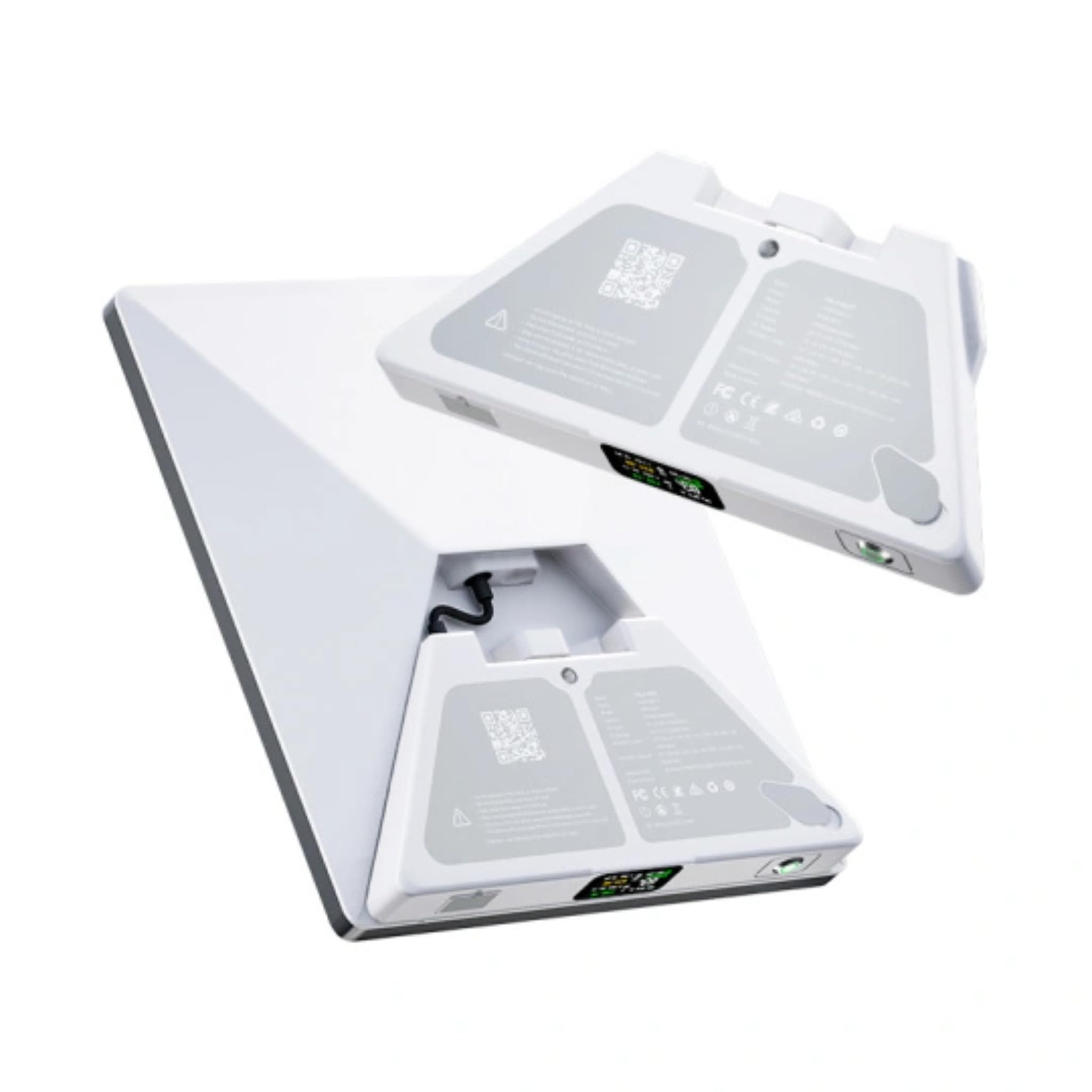 LinkPower 2 Power Bank per Starlink Mini, 99 Wh/27.500 mAh, batteria portatile conforme alle compagnie aeree, 65 W USB-C PD, uscita CC, display LCD, controllo app Bluetooth