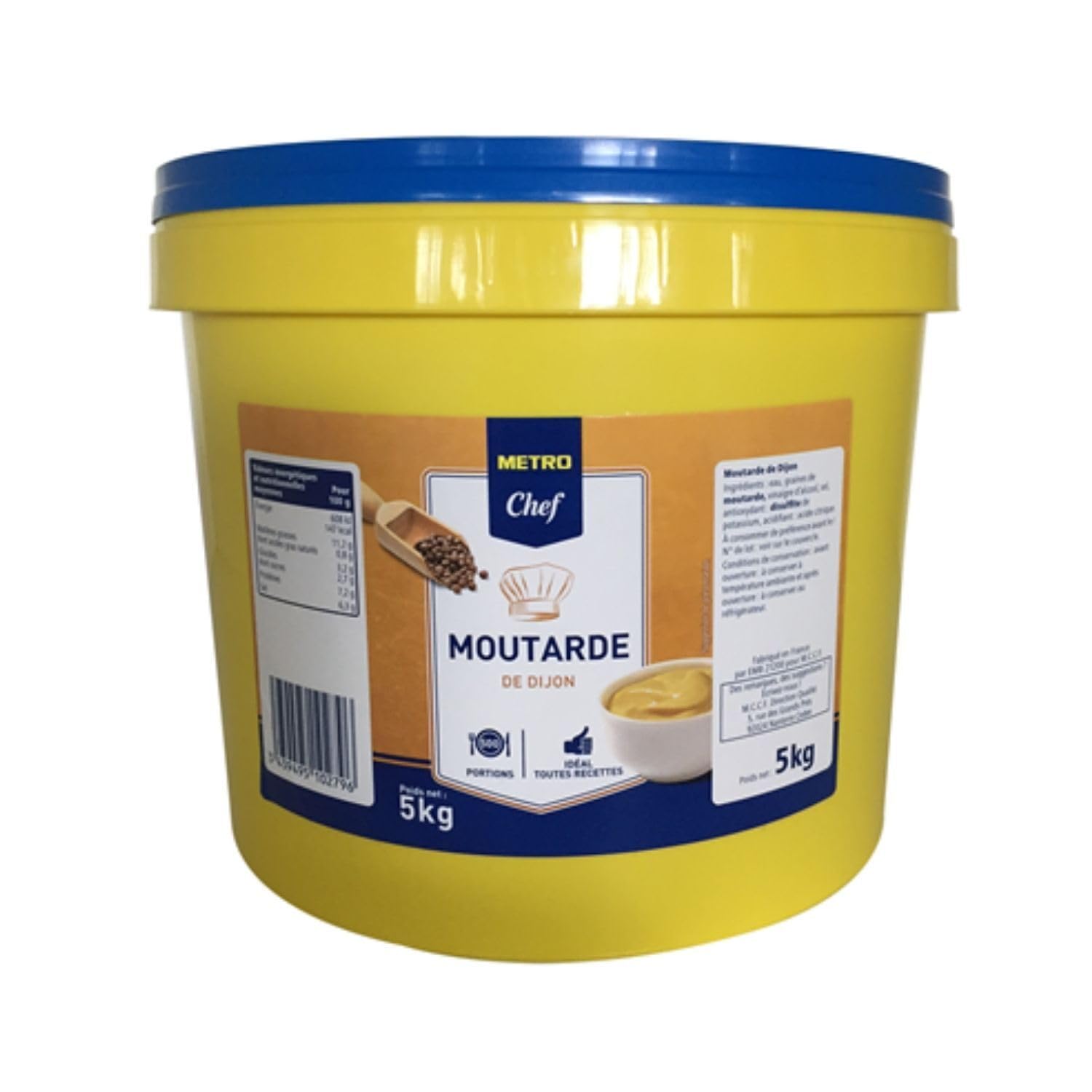 Moutarde de Dijon 5kg METRO Chef