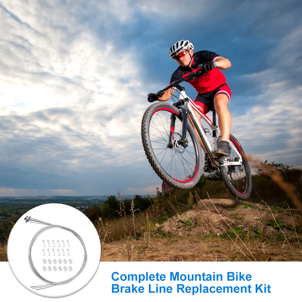 Cavi Freno E Cambio Bici - Set 12 Pezzi In Acciaio Inossidabile