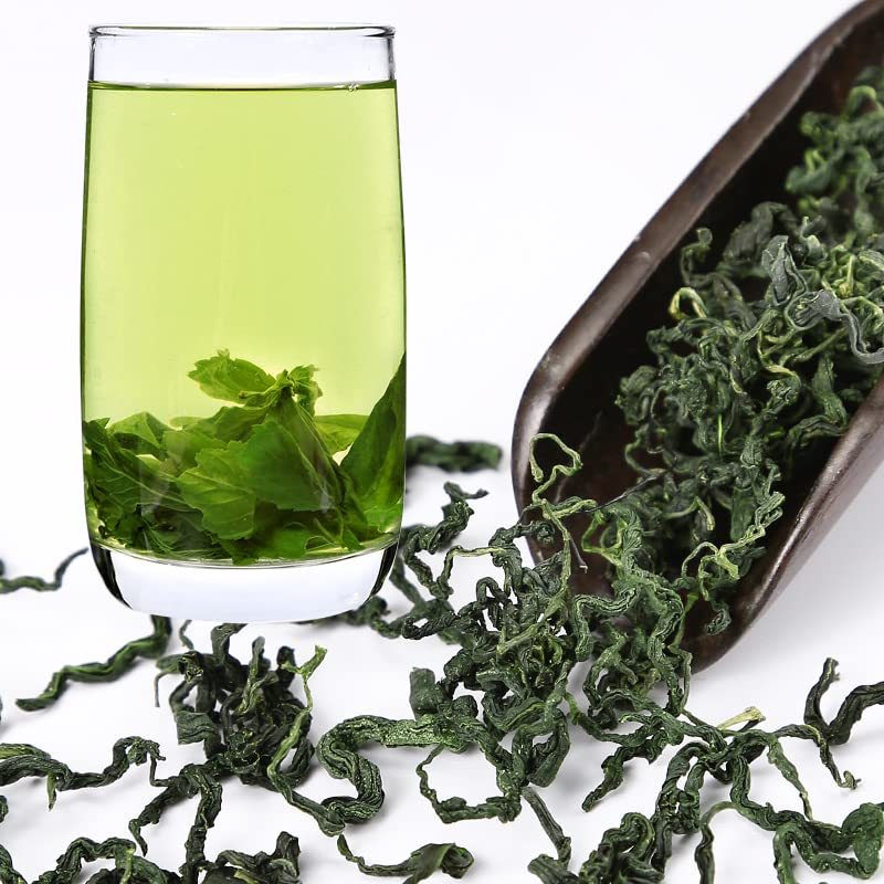 Miniatura 4 de JQ Té suelto Jiaogulan orgánico de siete hojas sueltas 17.6 oz-500g Natural Sweet Stemless Gynostemma Pentaphyllum Hierba Jiao Gu Jan Tea, té de