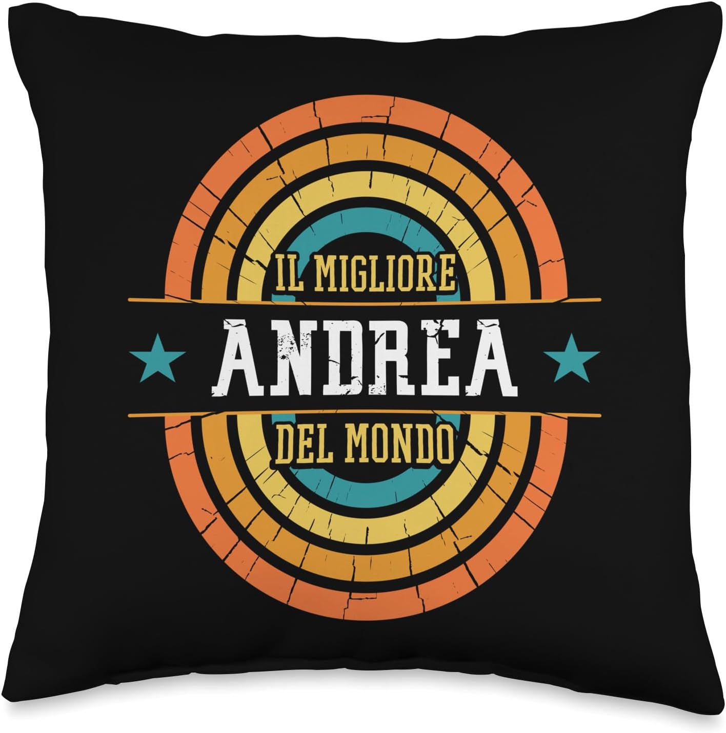 Andrea Nome Shirts & Gifts The Best World-Funny Name Andrea – Almohada de 16 x 16 pulgadas, multicolor