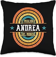 Vista 1 de Andrea Nome Shirts & Gifts The Best World-Funny Name Andrea - Almohada de 16 x 16 pulgadas, multicolor