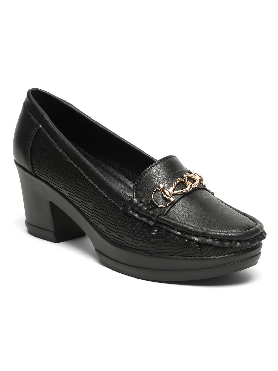flat n heels Womens Black Casual Shoes FnH GS-305-BK-picture-41