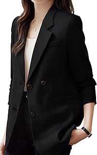 Selina Wear Women’s Stylish Long Sleeve Tailored Blazer