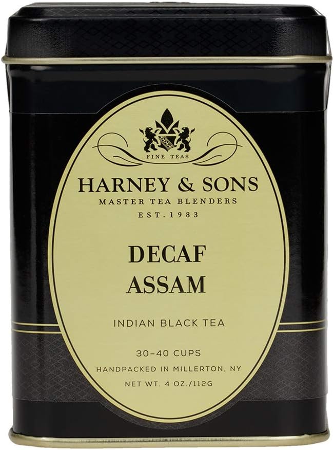 Harney & Sons Decaffeinated Assam Loose Tea, Assam, 4 Oz
