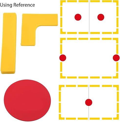 Miniatura 4 de HERCHR Marcador de línea de cancha, marcadores de pickleball de silicona fuerte para cancha deportiva, marcador de línea de límite, cinta de cancha,