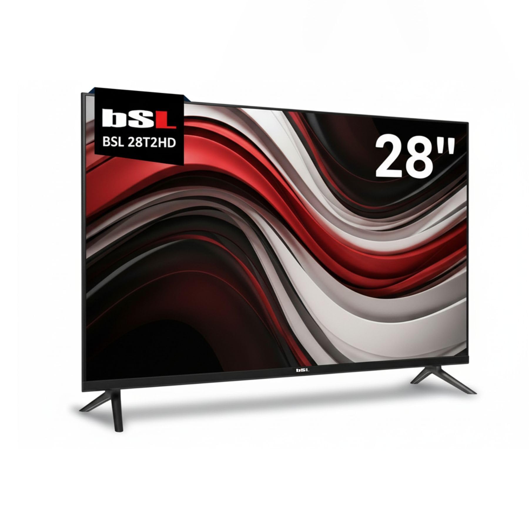 TV 28" pollici BSL-28T2HD TV LED HD 1366x768 | 60Hz | USB | DVBT2 HD HEVC | DVB-S2 | HDMI