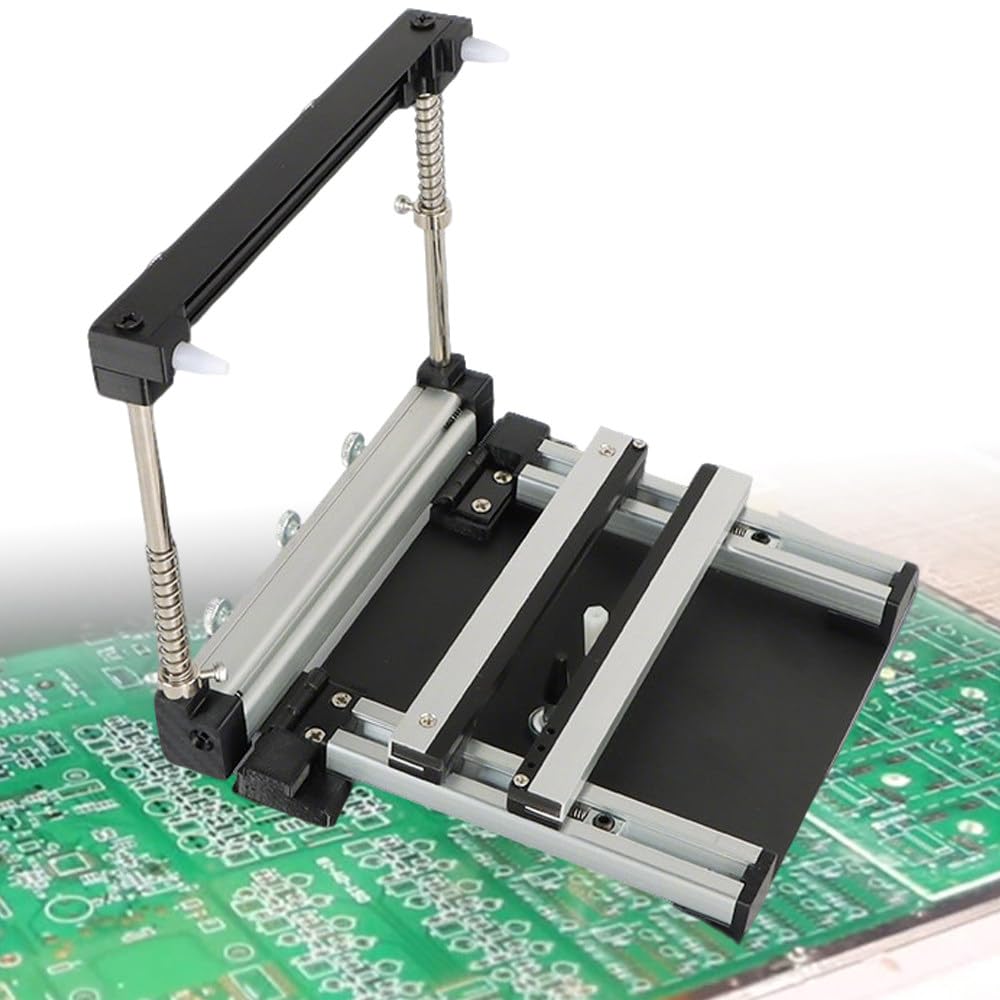 Impresora manual de plantillas de PCB, mesa de impresión de pasta de soldadura de malla de acero, alta precisión, posicionamiento preciso, para prototipos, aplicación de pasta de soldadura de