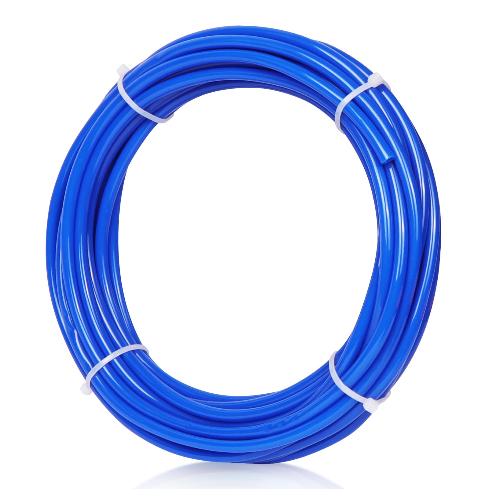 Tubo Pneumatico PU 6mm OD 4mm ID, 10M Tubo Compressore Aria, Senza Raccordi, Blu