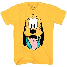 Disney Classic Character Face Costume T-Shirt Pluto, Gold