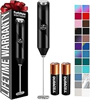 Vista 1 de Zulay Kitchen - Batidor eléctrico de mano para café, lattes, capuchinos, matcha y chocolate caliente, mezclador portátil para bebidas, accesorio