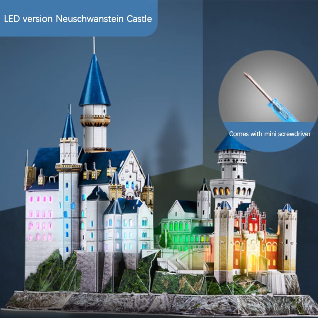 128 Pieces of 3D Three-Dimensional Puzzle Adult Simulation Large