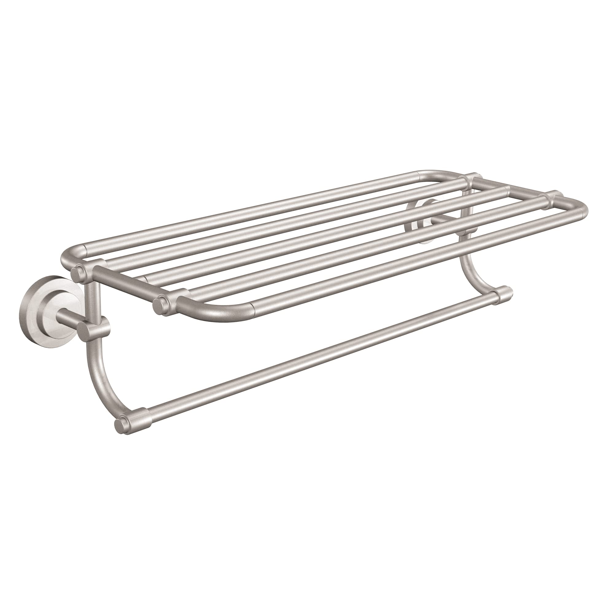 Moen DN0794BN Iso 24-Inch Wide Hotel-Style Towel Shelf