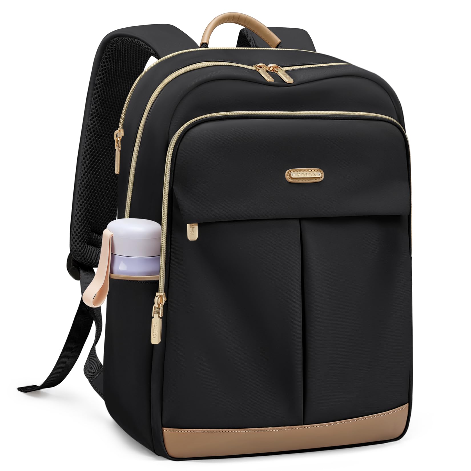 VNINE Zaino Porta PC Donna, 16 Pollici Impermeabile Zaino da Viaggio per Università, Viaggi, Lavoro, Scuola