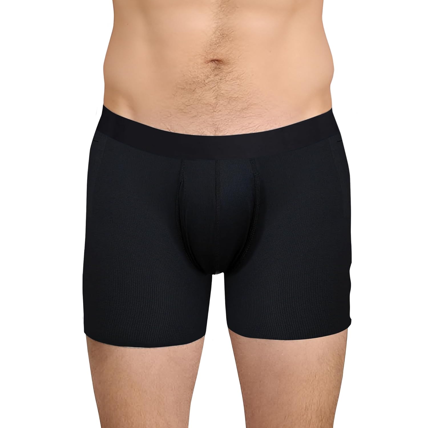 MeUndies Mens Breathe Boxer Brief w Fly Moisture Wicking Anti Odor Quick Dry Active Mens Underwear 6 Pack