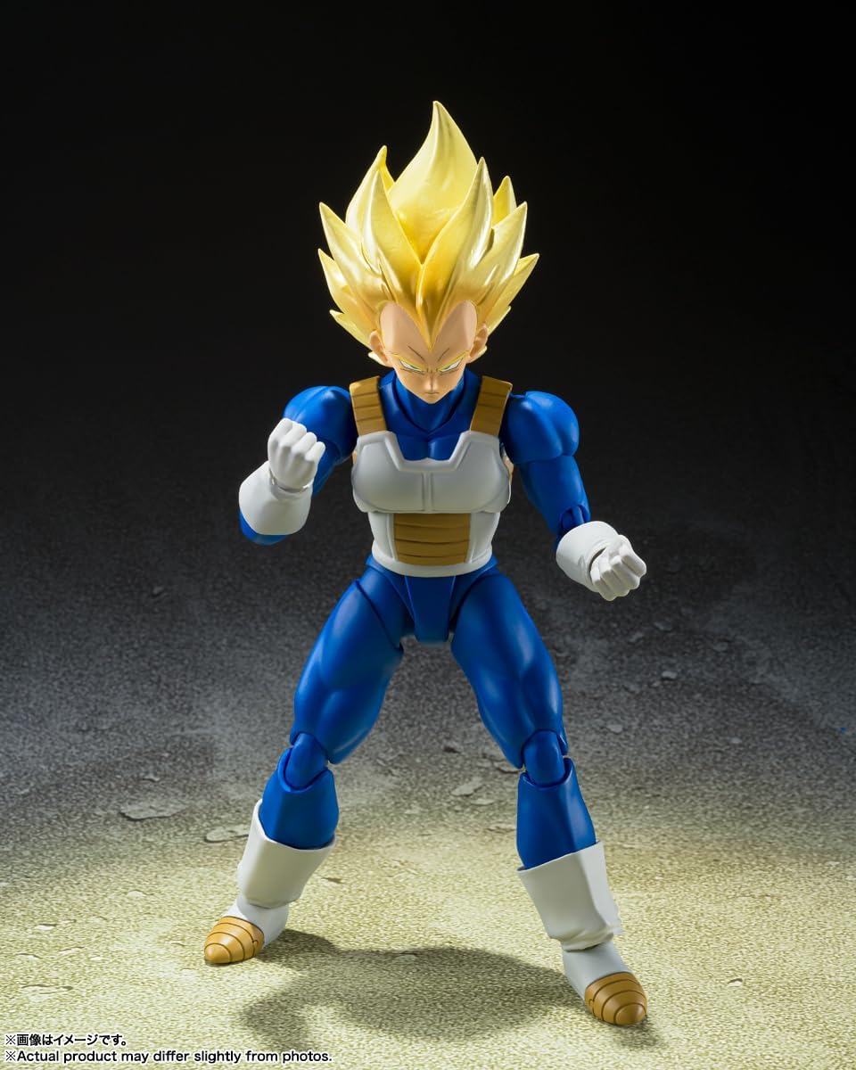 TAMASHII NATIONS - Dragon Ball Z - Super Saiyan Vegeta -Awakened Super Saiyan Blood-, Bandai Spirits S.H.Figuarts Action Figure