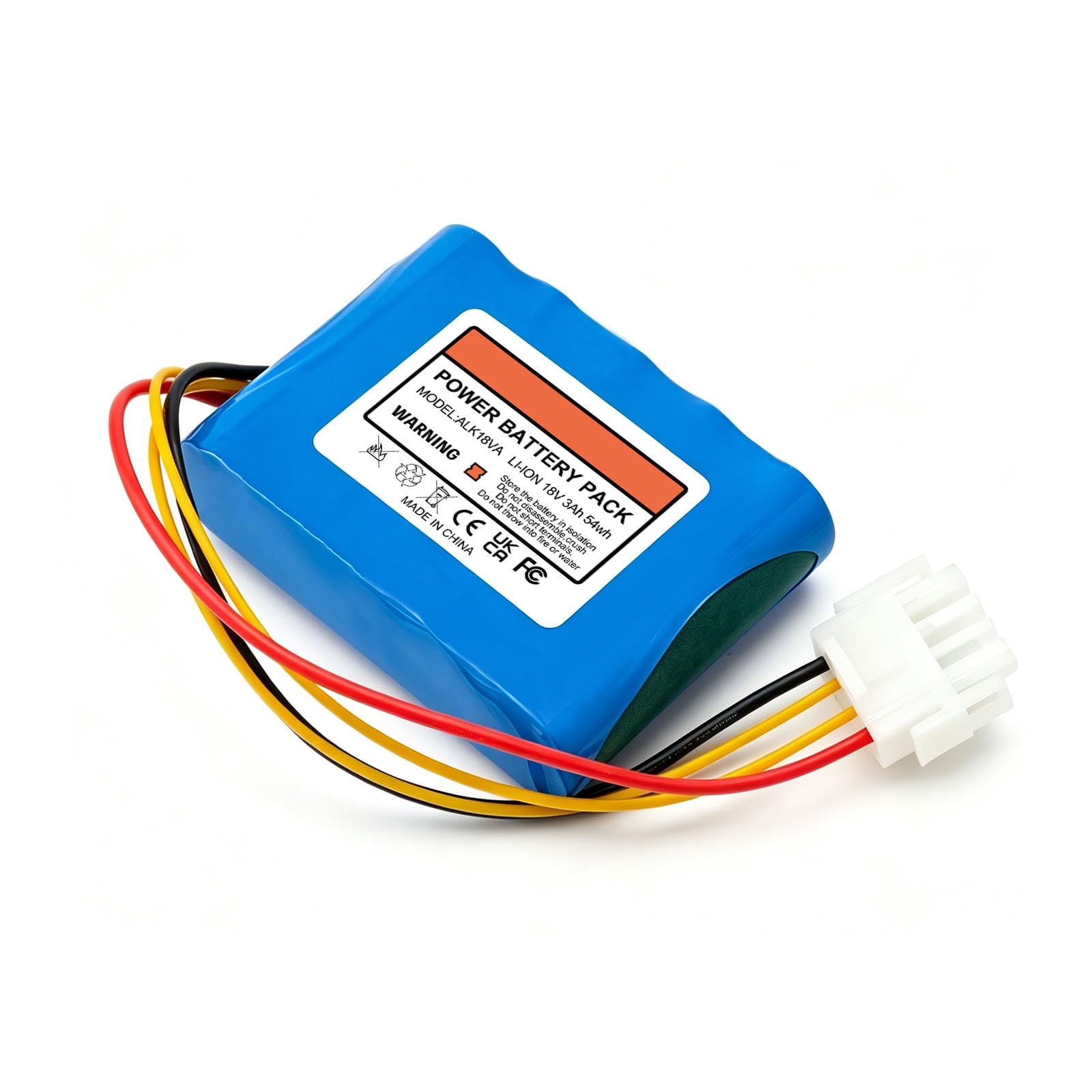 Batteria di ricambio per robot tosaerba AL-KO Robolinho 500E 700 100 110 1000 1100 1100 1150 W, 18 V, 3000 mAh, batteria di ricambio per robot tosaerba Alko 440454 440629 441154 442175 44444