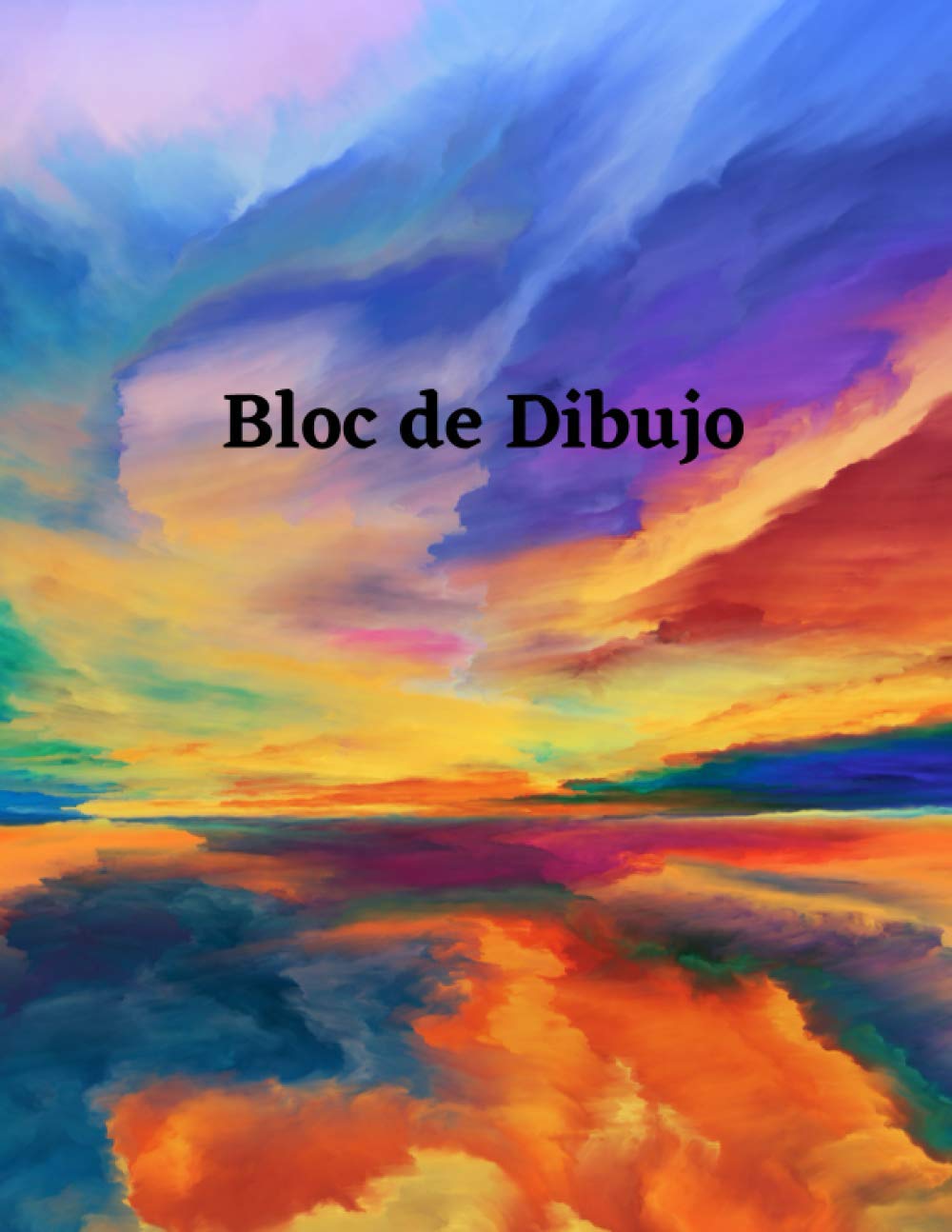 Bloc de Dibujo: Cuaderno para Dibujar, Escritura, Pintura o Hacer Garabatos | Cubierta de Fondo Abstracto, Hoja en Blanco para Dibujar | Cuaderno ... Hacer Garabatos, 120 Paginas, 8.5" x 11"