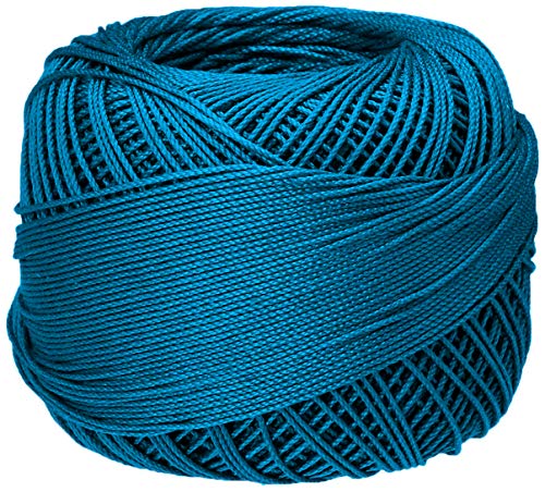 Handy Hands Lizbeth Cordonnet Cotton, Size 10, Turquesa miniatura 1