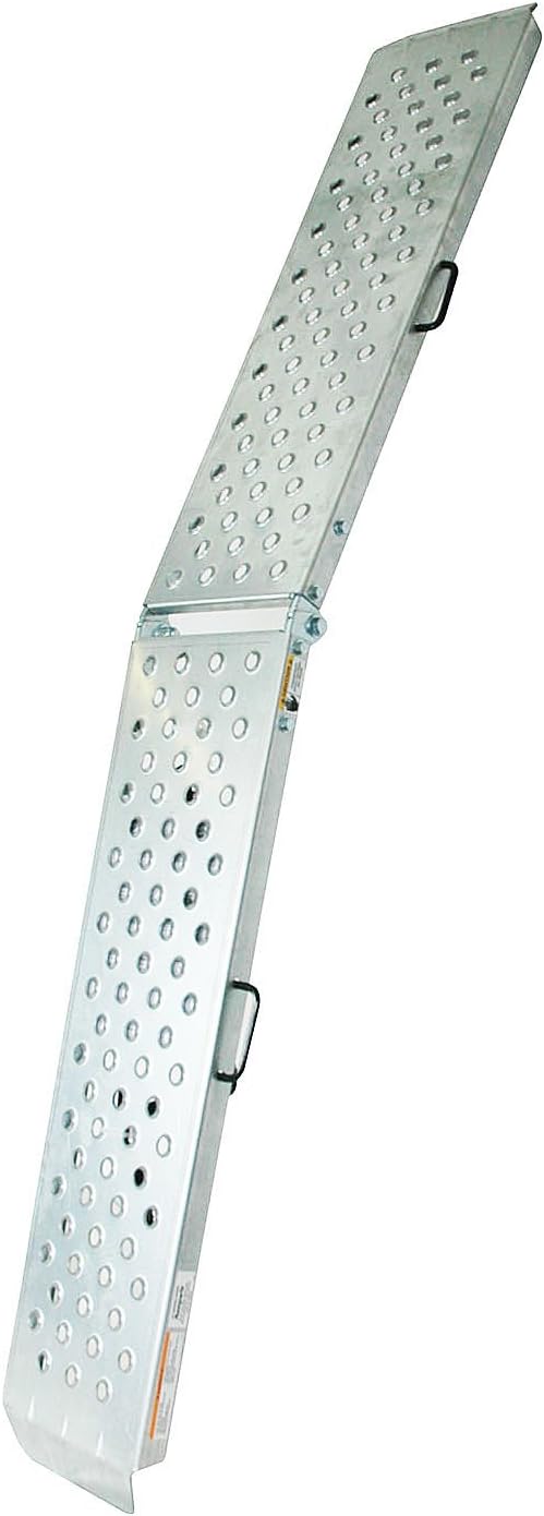 Reese Explore 7454000 80" Steel Centerfold Loading Ramp, 1 Pack, Silver