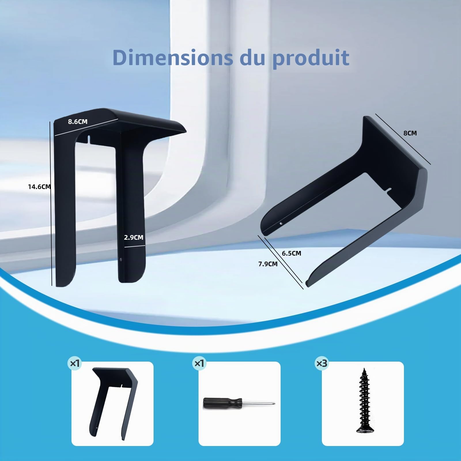 Protection contre la pluie pour sonnette vidéo extérieure, couverture de porte, protection contre les intempéries, convient pour anneau de porte, prise de courant, serrure de porte