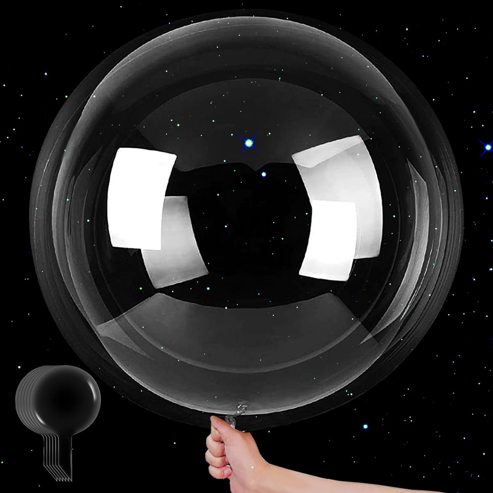 AUNGKWANG 30 Pcs Large Balloons, 20 inch Thick Latex Extra Big Colourful Balloon, XL Large Balloon, Round Luftballons for Wedding, Birthday, Party and Carnival Decorations, Color