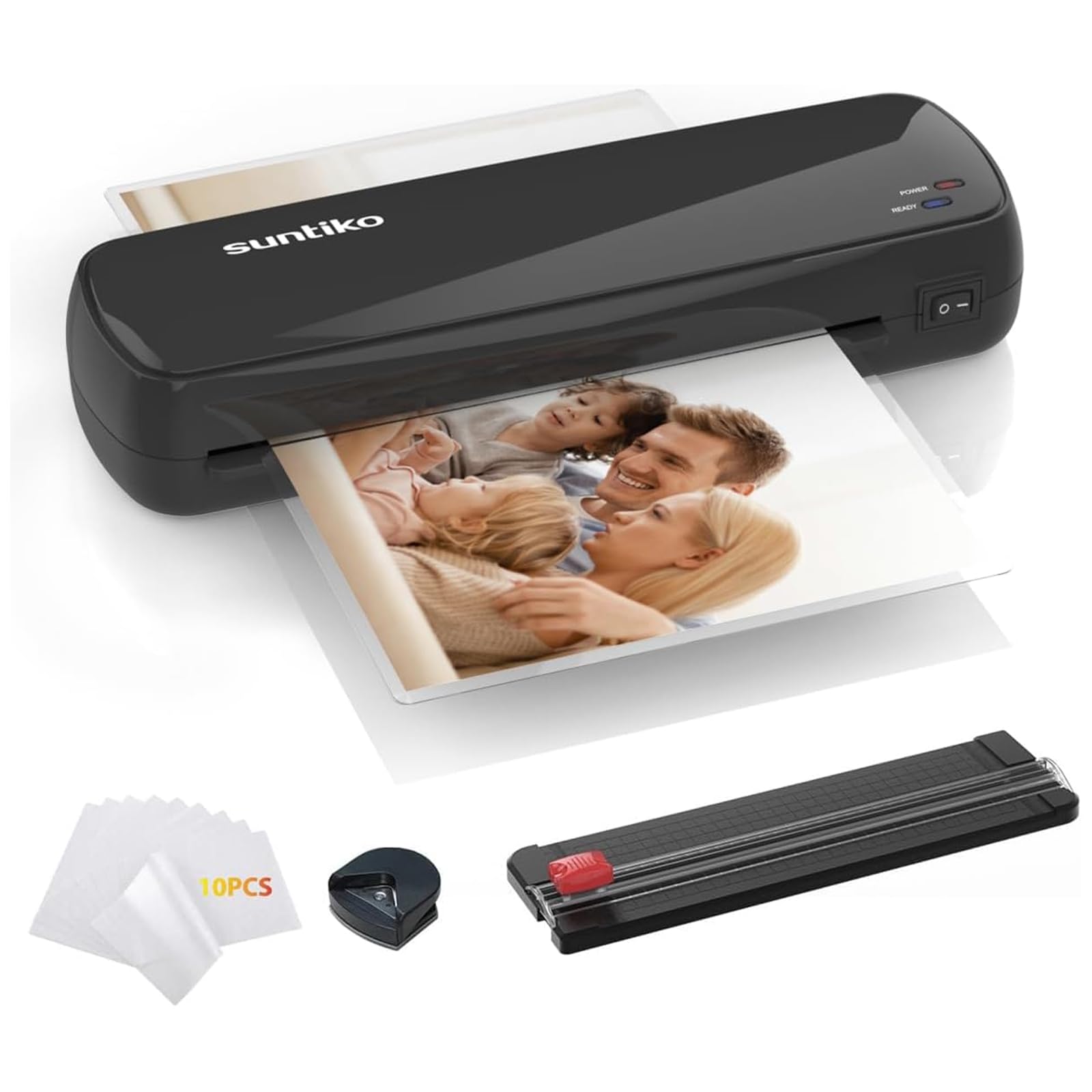4-In-1Laminator Machine,It has Quick Warm-Up, Fast Laminating Documentation and Photos, Increases Their Long-Term Color Preservation. Suitable for