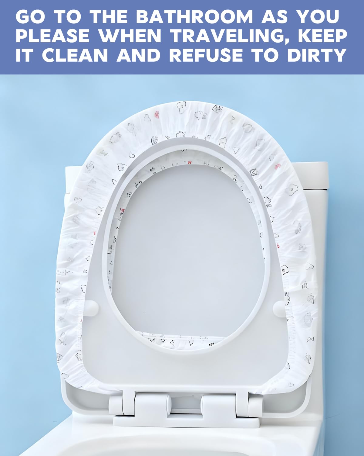 Copriwater USA Copri Tavoletta Wc Getta Biodegradabili per Viaggio Adulti Bambini Hotel