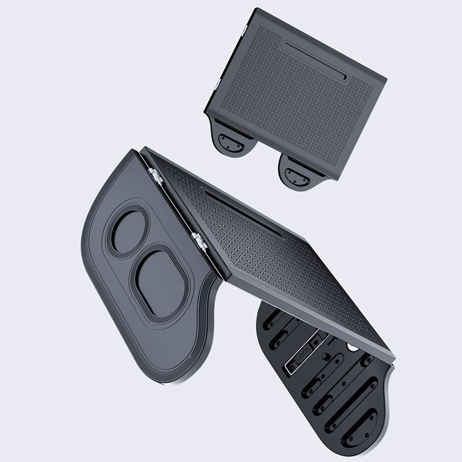Tavolo da Volante Accessorio Auto Piegevole | Vassoio per Alimenti da Auto Per Guidatori Viaggi Pendolari Campeggio SUV Auto