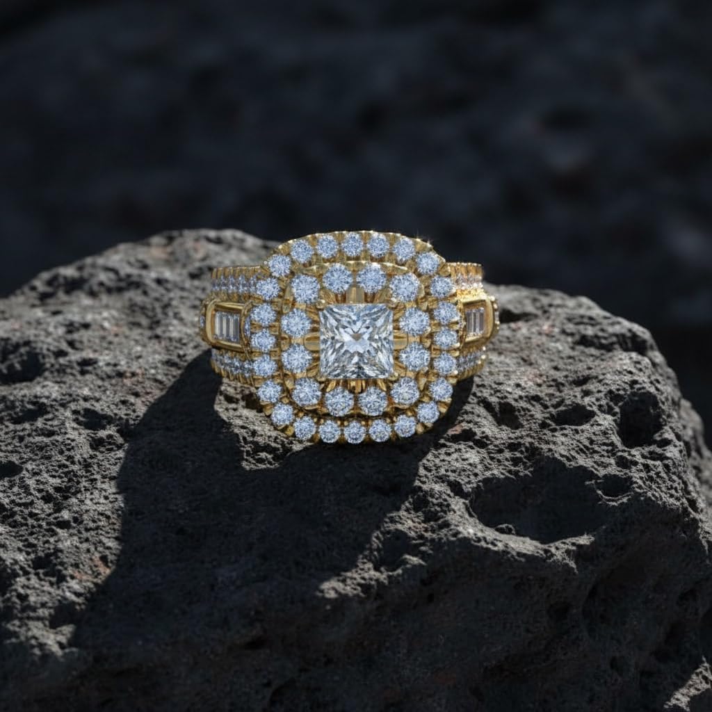 1 1/4 Carat Diamond Engagement Ring Band in 14K Gold