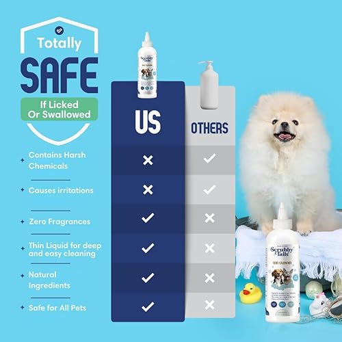 Miniatura 4 de Solución limpiadora de oídos para perros y gatos, tratamiento eficaz para infecciones de oídos, alivia la picazón en las orejas, elimina la suciedad