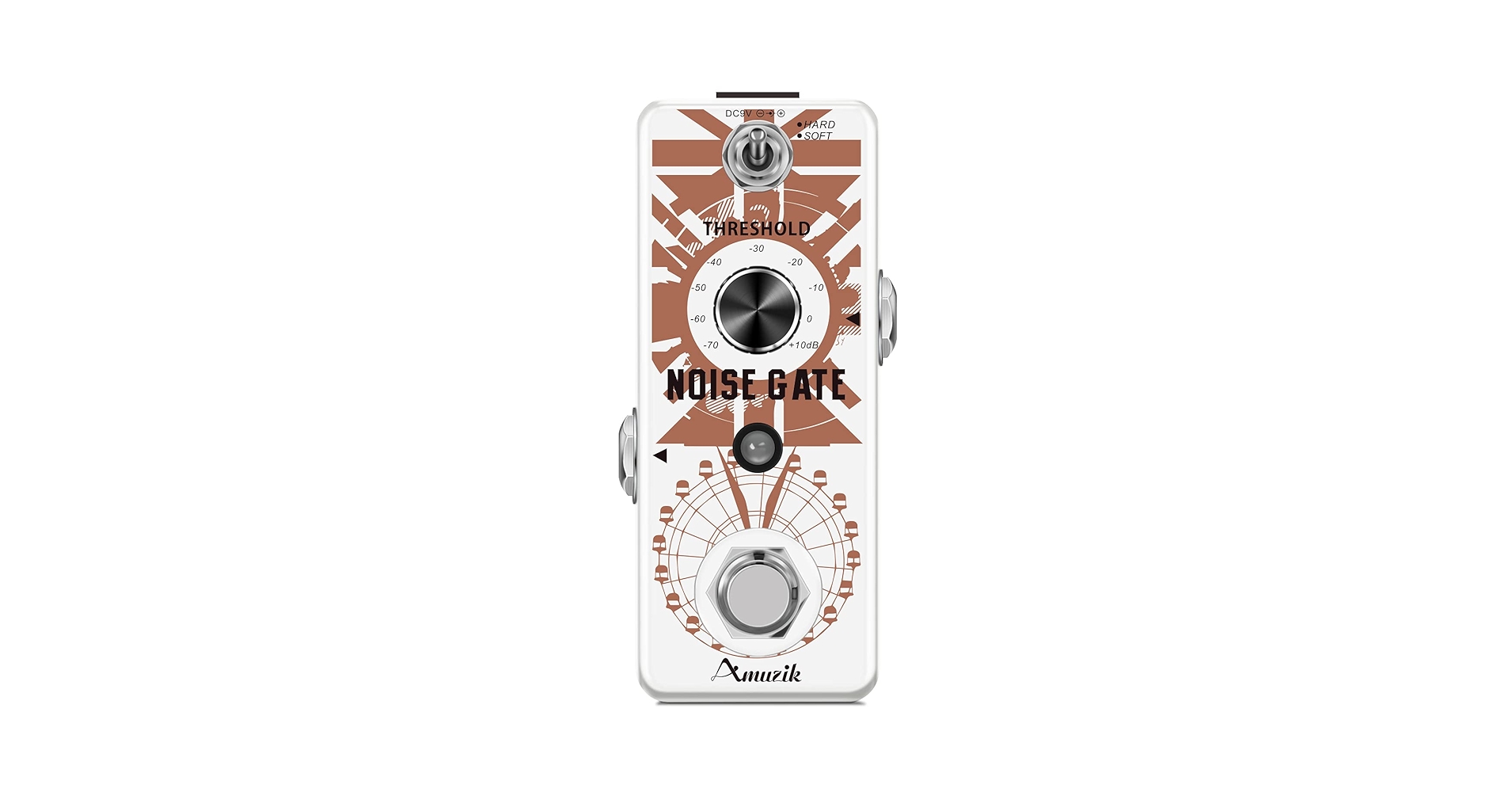 ギター polytune mini & NEEWER Noise Gate TC Electronic PolyTune 3 Polyphonic Mini Pedal Tuner Noir