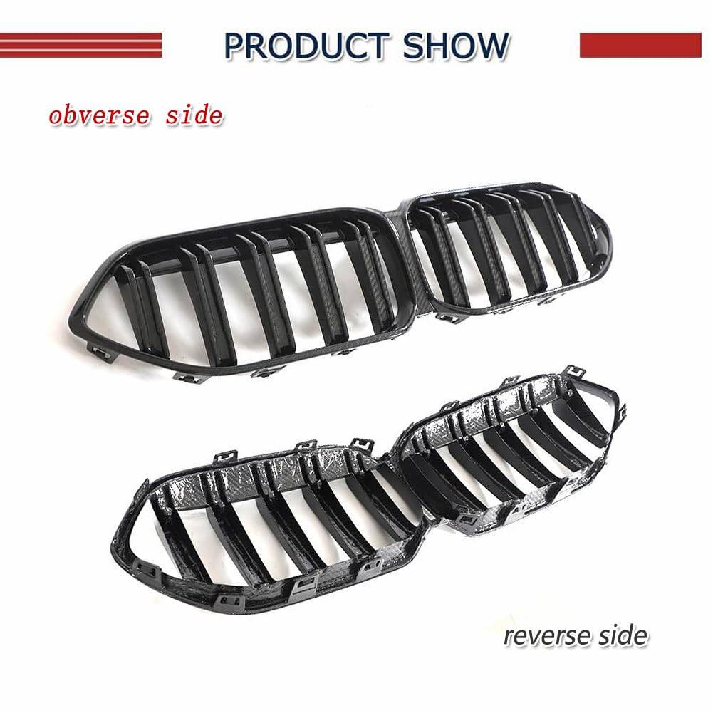 Amazon.com: F44 Dry Carbon Fiber Front Hood Kidney Grill for BMW 2