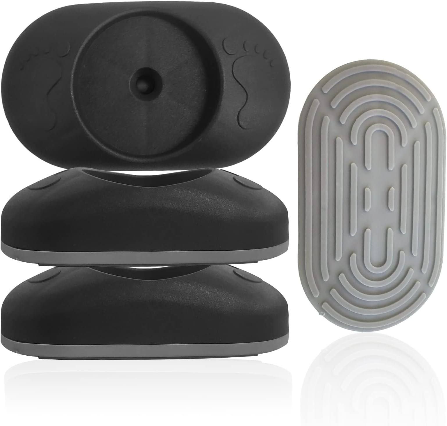 Baby Gate Wall Protector,4 Packs Stair Gate Extension Wall Saver,Black Safety Wall Guard Protector Pads for Pressure Mounted Gate, Door, Babies & Pets Safety(Black)