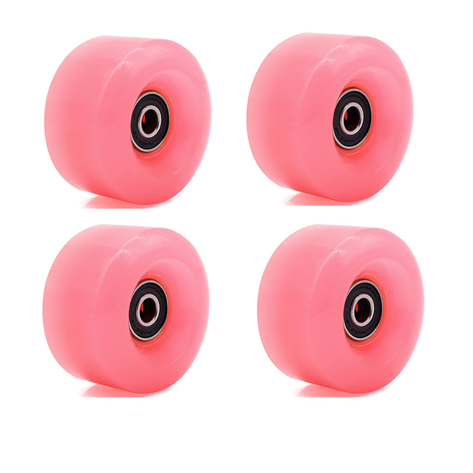 Remplacement des Roues Patins, lot 4 Roues Patins à roulettes, Roues d'intérieur et d'extérieur, Remplacement des Roues Patins à roulettes quadruples, Accessoires Patinage à roulettes à Double Rang