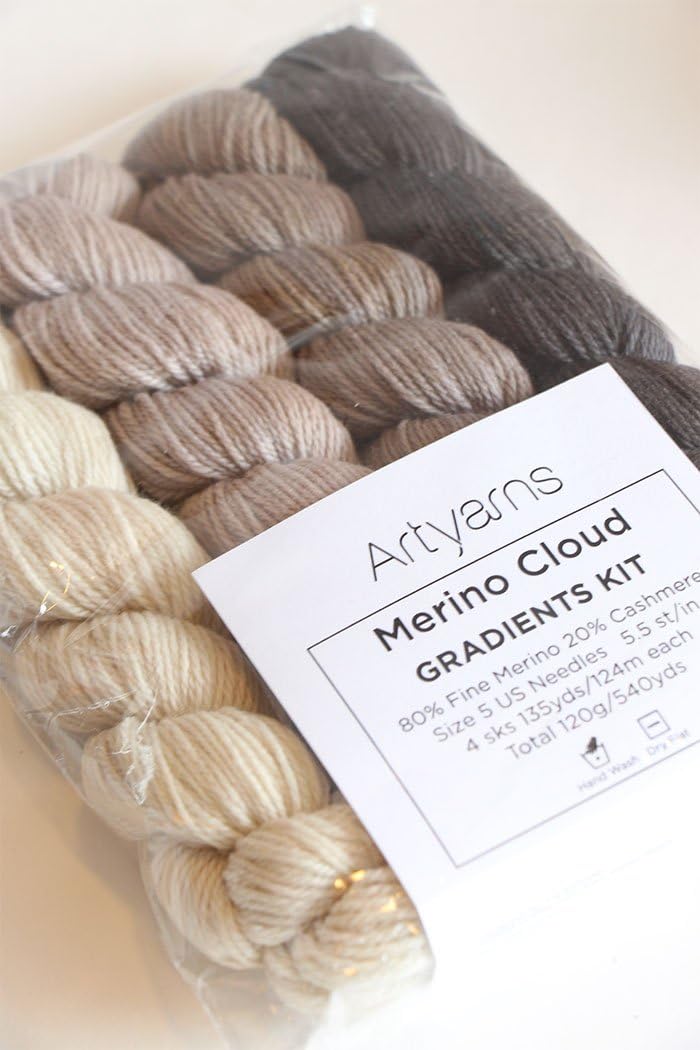 Artyarns Gradient Shawl (Golds)